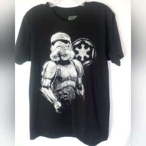 *Star Wars Stormtrooper Black T-shirt Size M